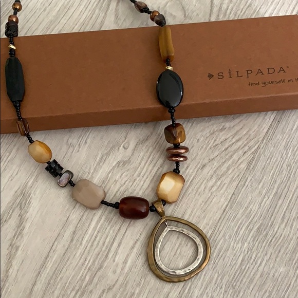 SILPADA Two-toned Pendant Necklace - Picture 1 of 4